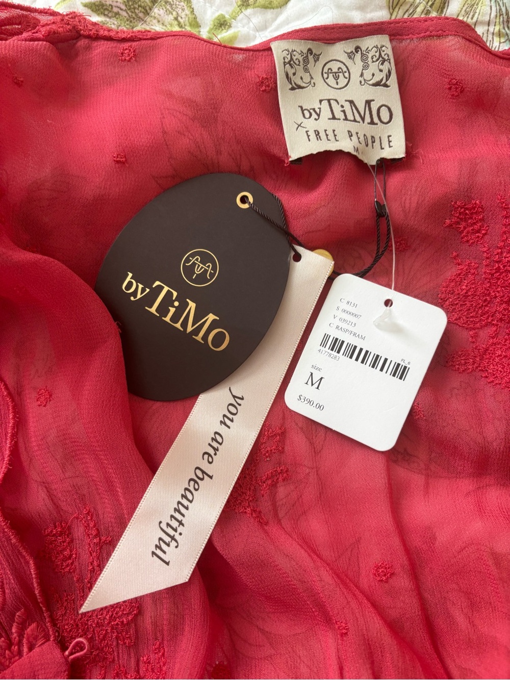 Free People By TiMo Raspberry Maxi Dress - Picture 3 of 7